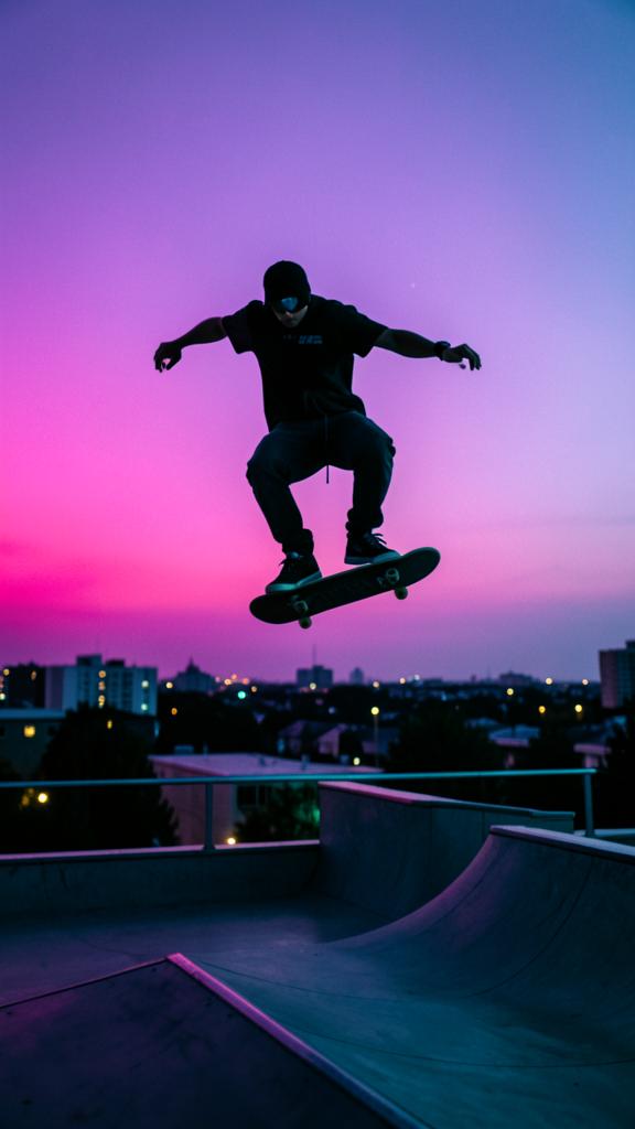 Landed it on the 41st try. Sunset made it worth it.